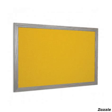 Custom Yellow Fabric Bulletin Board Wwhite Frame Fabric