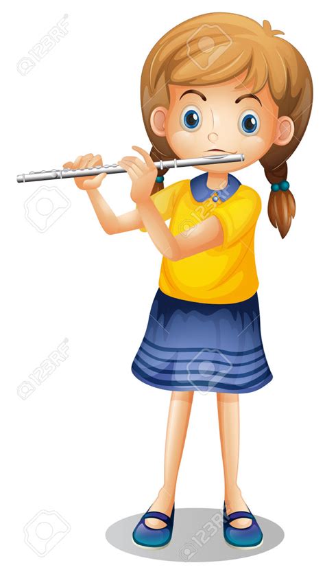 Girl Playing The Flute Clipart 20 Free Cliparts Download Images On