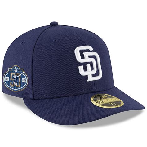 New Era San Diego Padres Navy 50th Anniversary Authentic Collection On