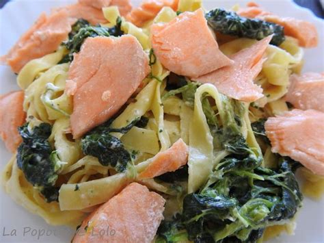 Tagliatelles fraîches au Saumon et Épinards cuisson au cookeo ou pas