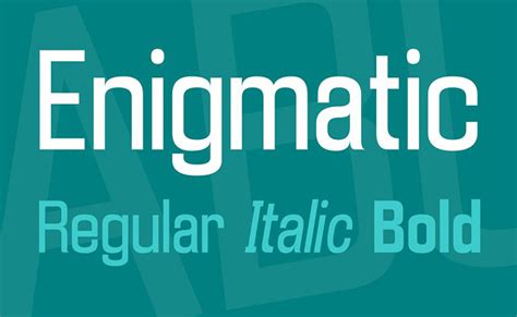Enigmatic Font Free Download Graphic Design Fonts