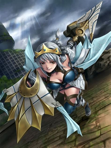 anime picture search engine 1girl armor highres monster hunter solo weapon 1418619