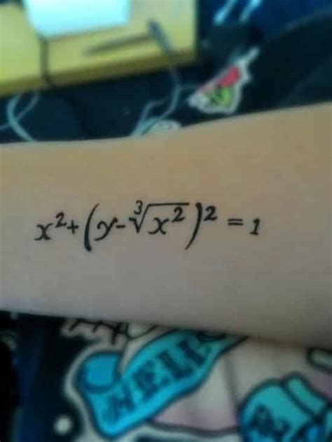 55 Amazing Math Tattoos and Science Tattoos, Maths Tats - DesignBump