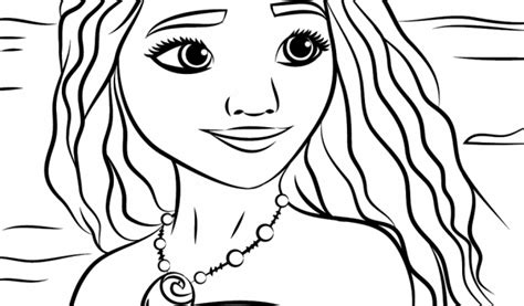 Caran d'ache easy step by step drawing on how to draw baby moana, you can pause the video at every step to follow the. Get This Disney Moana Coloring Pages TA218