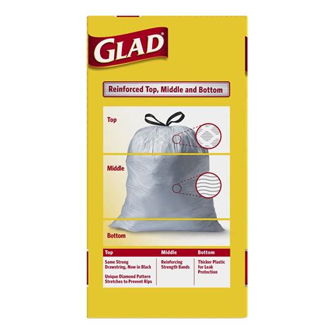 We use these bags in our own kitchen. TripleClicks.com: Glad Tall Kitchen Drawstring Trash Bags ...