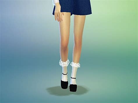 Lace Socks 4 Version At Marigold Sims 4 Updates Sims 4 Clothing