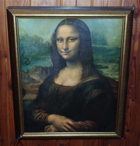 Mona Lisa Leonardo Da Vinci Reprodukce