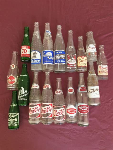 Vintage And Rare Soda Bottles 18 Bottles Total Many From Chicago Area 1875045170