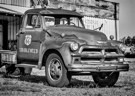 Maybe you would like to learn more about one of these? Route 66 Chevy Tumbleweed - #2 Photograph by Stephen Stookey