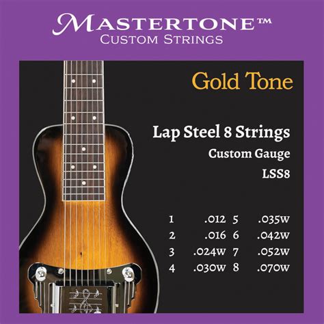 Gold Tone Lap Steel 8 Strings - Custom Gauge | Long & McQuade