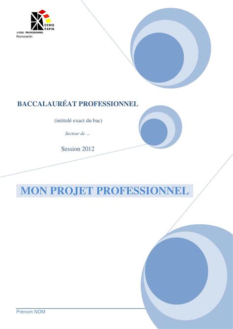 A l'intention de monsieur genty. Calaméo - Dossier projet professionnel Bac Pro Industriel