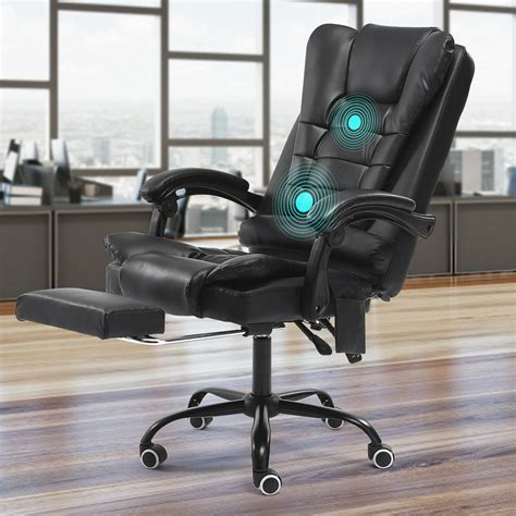 massage executive office chair computer chair high back vibrating massage office chair 135