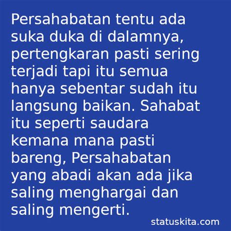 We did not find results for: 50 Kata-kata Persahabatan Sejati yang Menyentuh Hati