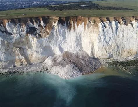 Cliff Collapse Seaford Head Tumbles For Second Time In 24 Hours Uk