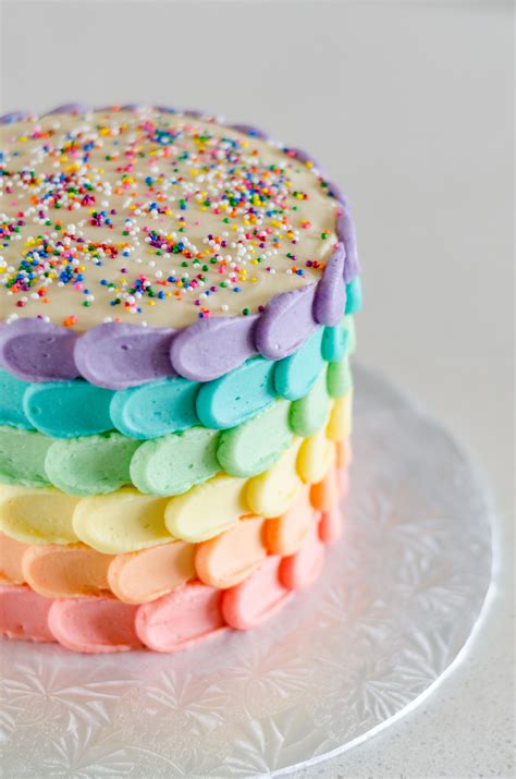 Khám Phá Cake Decorating Ideas Rainbow Màu Sắc Nhiệt đới