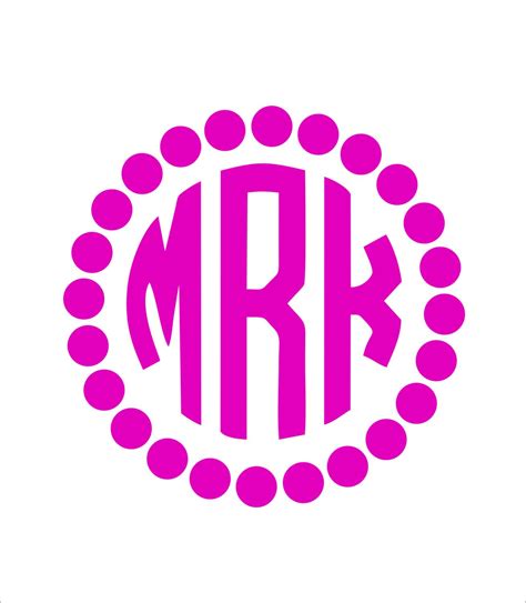 We did not find results for: Circle Car Monogram Sticker With Polka Dot by ...