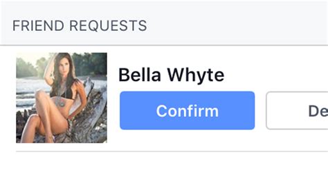 Friend Request From Unrealistically Hot Chick With No Mutual Friends