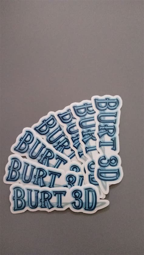 Burt 3d Stickers 3d Prints Burt Rc Cars Enamel Pins Plates
