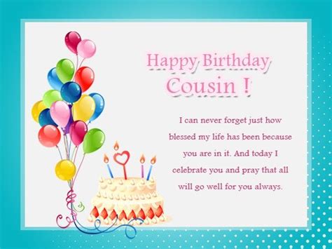 Cousin Birthday Images Birthday Wishes Messages And Quotes For