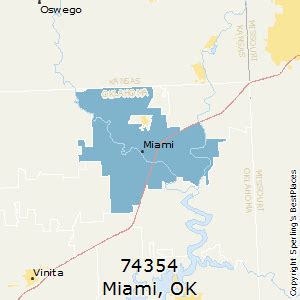 These codes are allocated by the united states postal service or usps to locate various cities in the state. Best Places to Live in Miami (zip 74354), Oklahoma