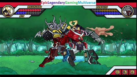 Robtish Vs Megazord In A Power Rangers Samurai Rangers Together