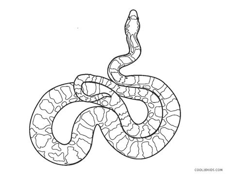 Free Printable Snake Coloring Pages For Kids