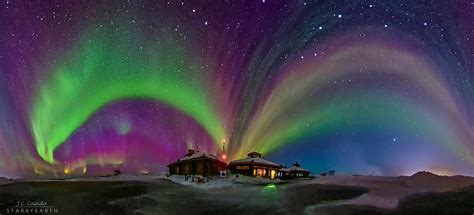 Aurora Boreal En Laponia Imagen Astronomía Diaria Observatorio
