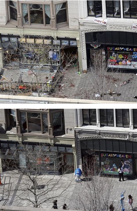 Ring road, a service road. Pictures reveal how Boston Marathon bombing site looks on ...