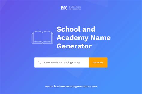 School And Academy Business Name Generator Name Generator Business