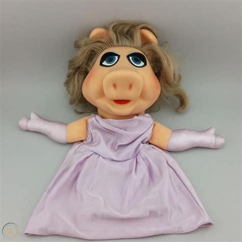 Vintage Muppets Miss Piggy Hand Puppet Fisher Price 855 1780936155