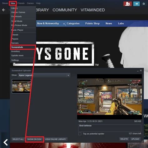 How To Upload External Screenshots On Steam Without Overlay