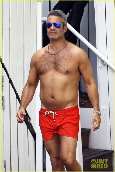andy cohen goes shirtless for easter vacation in miami photo 3615776 andy cohen shirtless