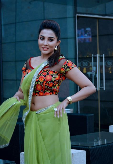 South Model And Actress Parvathy Nair Latest Navel Show Photoshoot In Saree