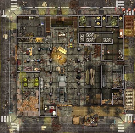 117 Best Shadowrun Floorplans Images On Pinterest Fantasy Map