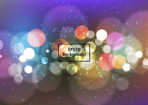 Premium Vector Abstract Colorful Bokeh Blurred Background