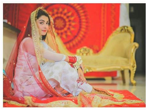 Ayza Khan Her Nikaah Pics Ayeza Khan Wedding Nikah Dress Ayeza Khan