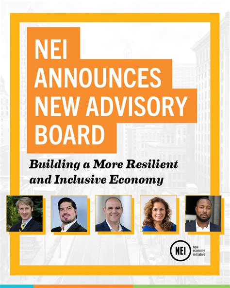 New Economy Initiative Announces Advisory Board As It Works To Build A