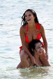 Demi Rose Mawby And Alexandra Cane In Bikinis On The Island Of Sal