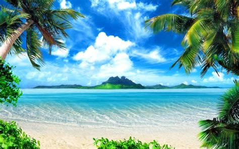 2k Tropical Beach Wallpaper Wide Screen Wallpapers 1080p2k4k