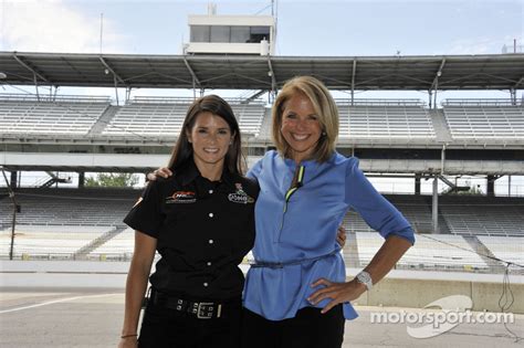 Danica Patrick Takes Tv Personality Katie Couric For A Rapid Ride At Indy