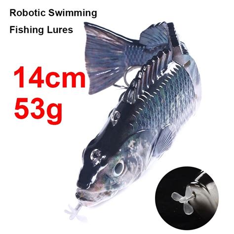 Robotic Swimming Fishing Lures Auto Electric Fishing Lure Wobblers For