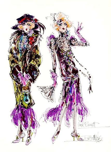 Bob Mackie Costume Sketches For Carol Burnette Costume Design Sketch