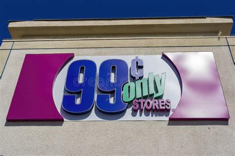 99 Cents Only Stores Sign Fort Worth Texas Editorial Photography