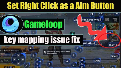 How To Set Right Click As An Aim Button In Pubg Gameloop Emulator