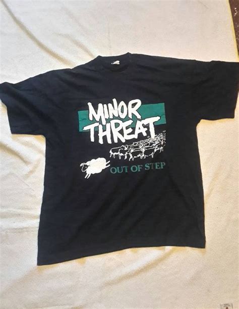 1983 Minor Threat T Shirt Shirts T Shirt Mens Tops