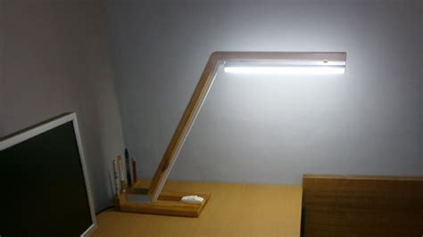 Diy Led Desk Lamp With Wood Youtube