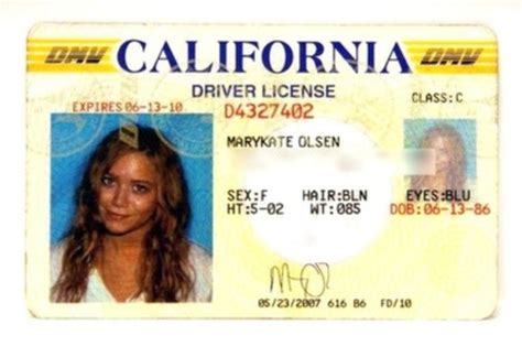 California Driver License Font Type Nimfacorps