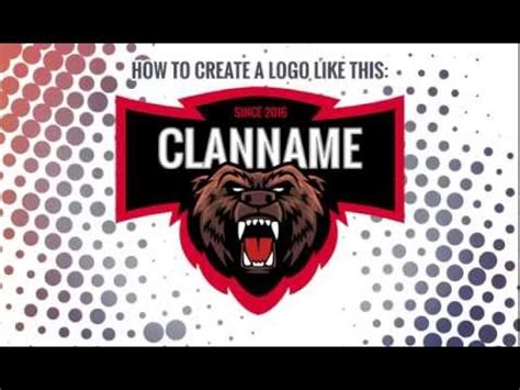 Um ein gespräch zu beginnen, muss man … Gaming Clan Logo erstellen mit dem Gaming Logo Maker - YouTube