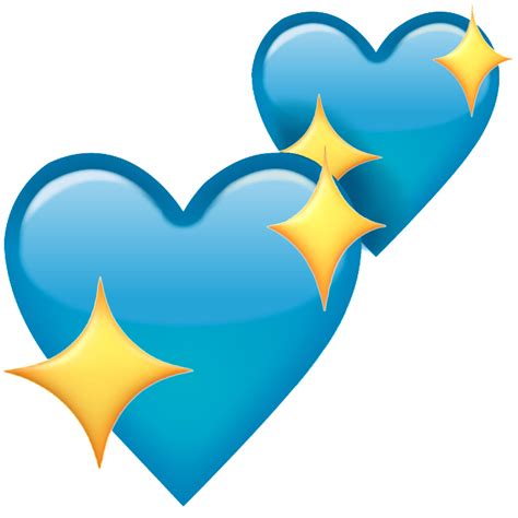 Mit, dem, herz, gehts png image. heart emoji blueheart blue sparkle sparklingheart heart...