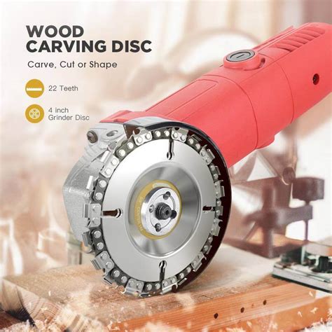 tooth woodworking tools 5 inch 9 grinder chain wood carving disc for 125 angle grinder teeth